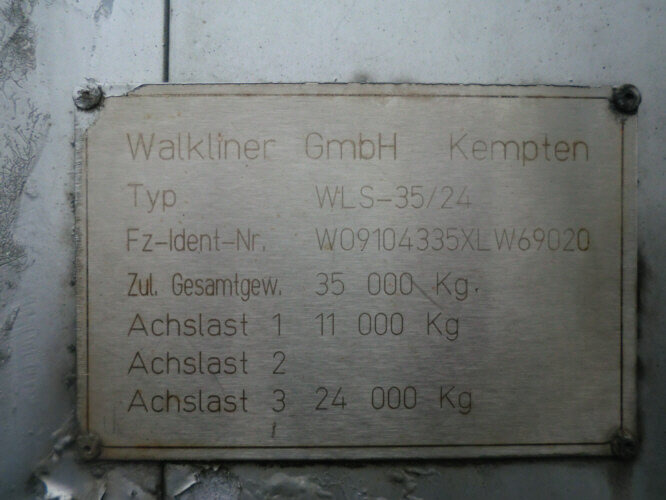 WLS 35/24 WALKLINER WLS 35/24, Walkingfloor mit Klappen linke Seite ca. 87m³ - أرضية المشي نصف مقطورة: صور 2 WLS 35/24 WALKLINER WLS 35/24, Walkingfloor mit Klappen linke Seite ca. 87m³ - أرضية المشي نصف مقطورة: صور 2