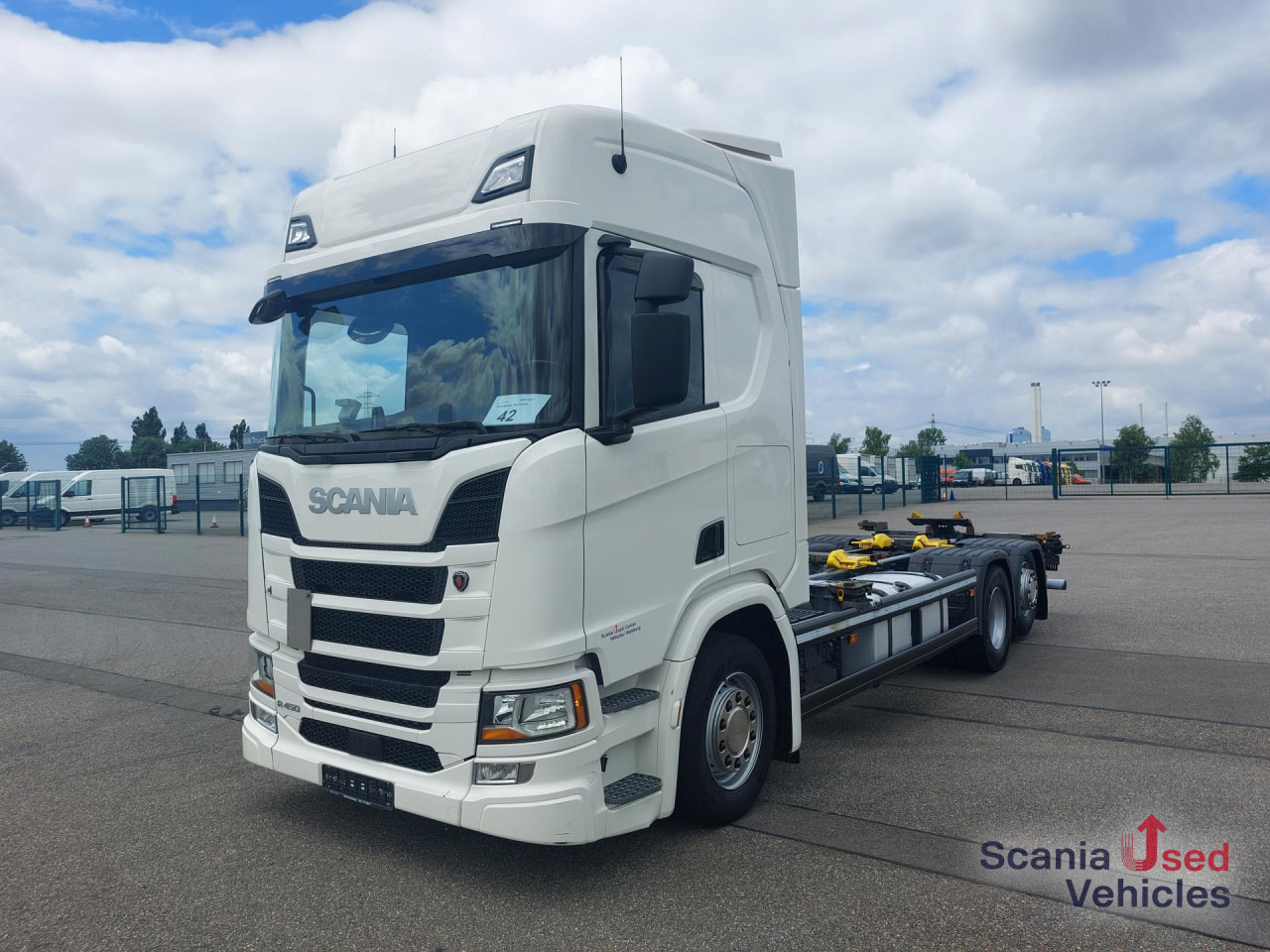 SCANIA R 450 B6x2*4NB Wechselaufbau SDG HV180 - شاحنات الحاويات / جسم علوي قابل للتغيير شاحنة: صور 1 SCANIA R 450 B6x2*4NB Wechselaufbau SDG HV180 - شاحنات الحاويات / جسم علوي قابل للتغيير شاحنة: صور 1