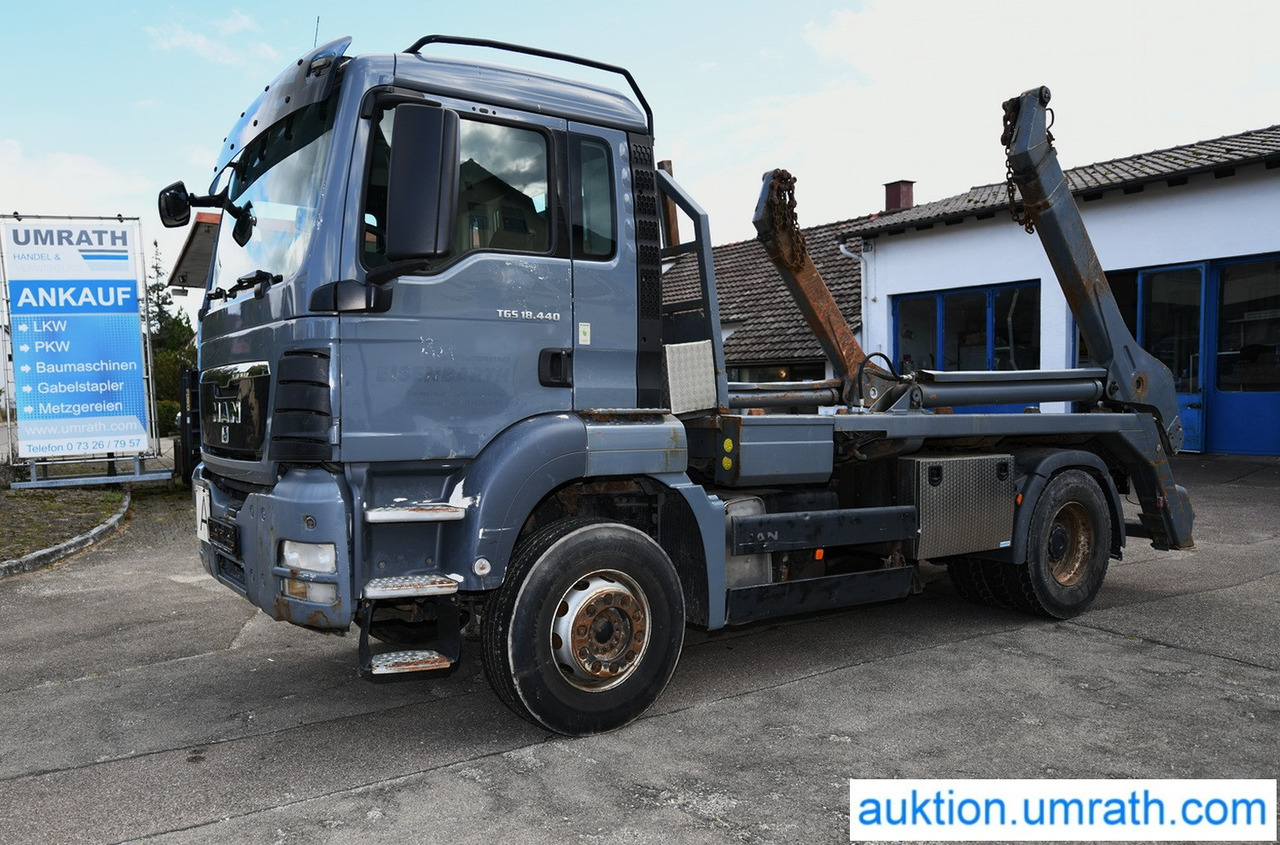 MAN TGS 18.440 / 4 x 2 BL Absetzkipper Teleskopabsetzer EURO 5 - شاحنات الحاويات / جسم علوي قابل للتغيير شاحنة: صور 1 MAN TGS 18.440 / 4 x 2 BL Absetzkipper Teleskopabsetzer EURO 5 - شاحنات الحاويات / جسم علوي قابل للتغيير شاحنة: صور 1