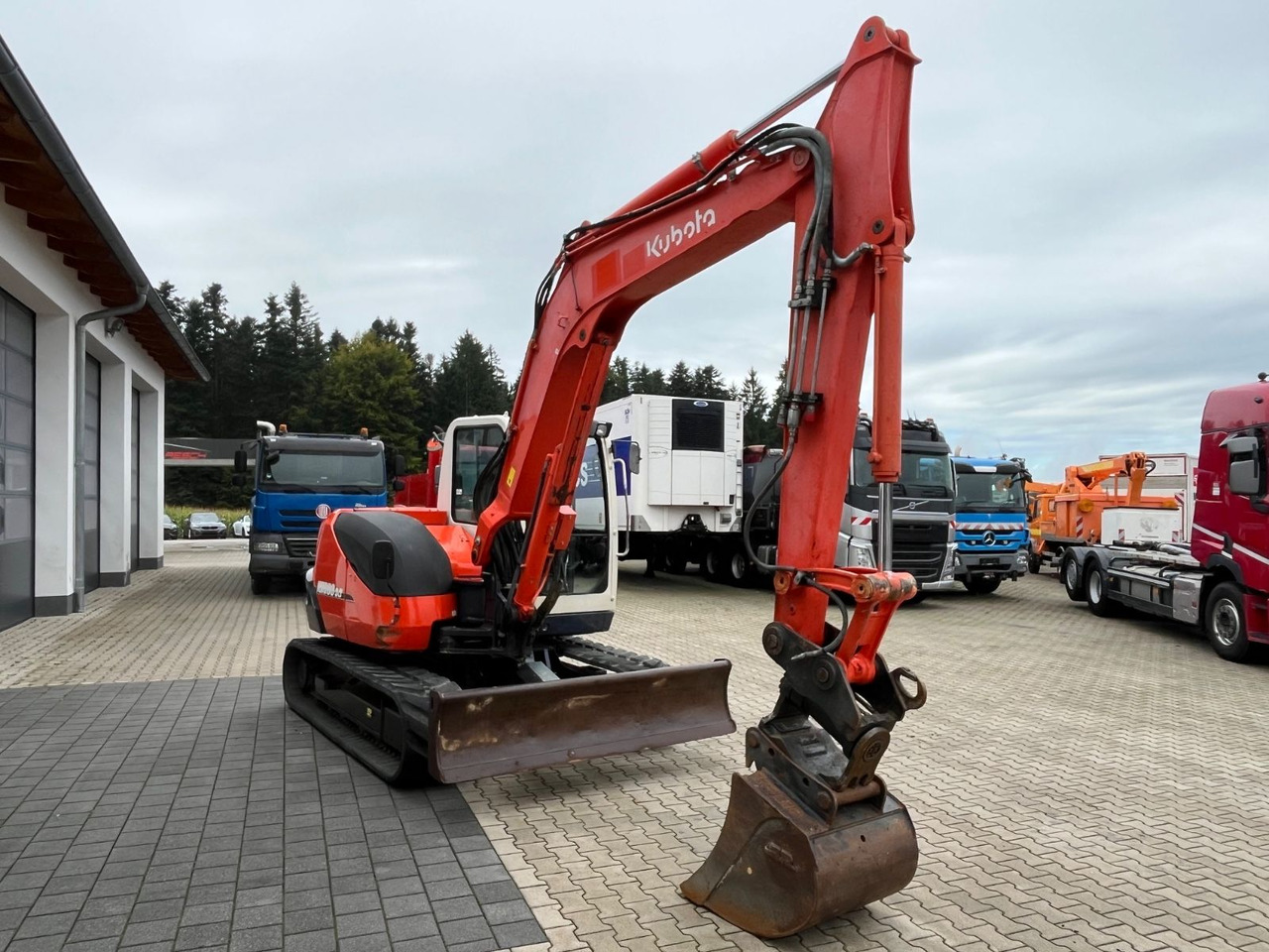 Kubota KX 080-3 Powertilt MS 08 - حفارة مصغرة: صور 3 Kubota KX 080-3 Powertilt MS 08 - حفارة مصغرة: صور 3