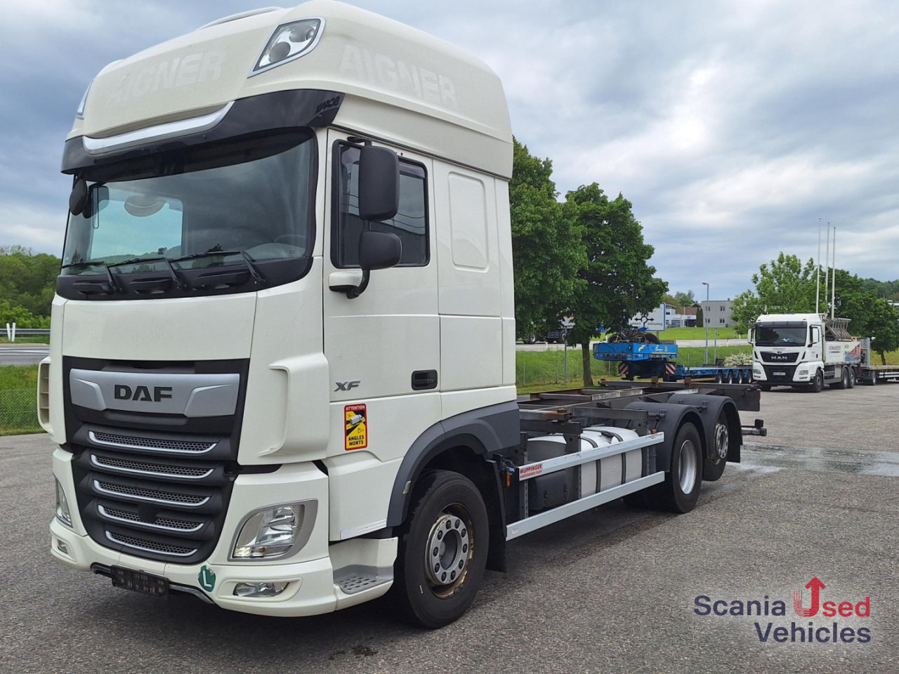 شاحنات الحاويات / جسم علوي قابل للتغيير شاحنة DAF XF 480 6x2 SSC Intarder !: صور 8