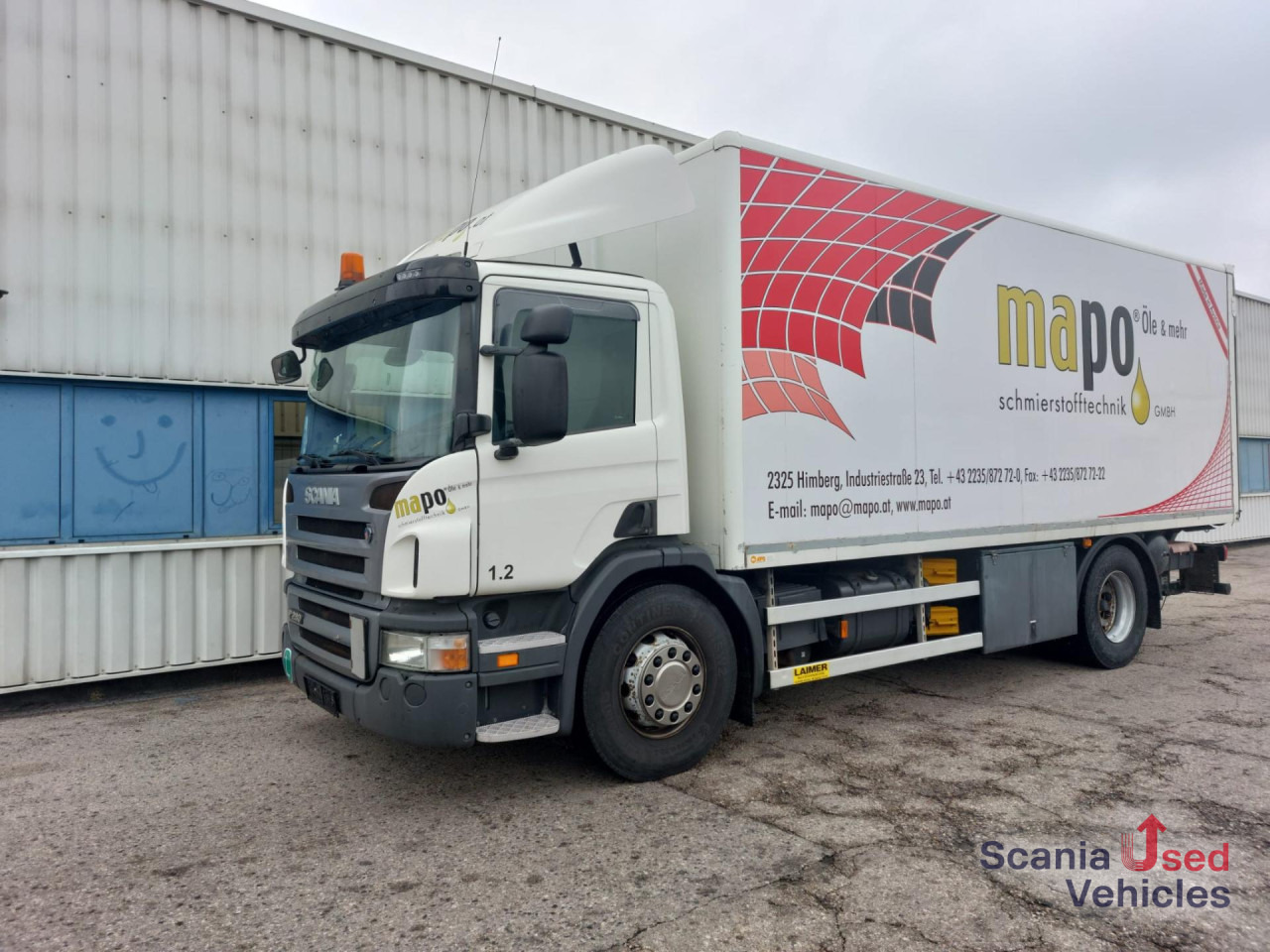 SCANIA P 280 DB4x2MNA Koffer Ladebordwand - بصندوق مغلق شاحنة: صور 1 SCANIA P 280 DB4x2MNA Koffer Ladebordwand - بصندوق مغلق شاحنة: صور 1