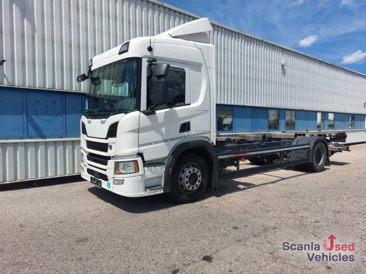 SCANIA P 410 B4x2NB Wechselrahmen Ladebordwand - شاحنات الحاويات / جسم علوي قابل للتغيير شاحنة: صور 1 SCANIA P 410 B4x2NB Wechselrahmen Ladebordwand - شاحنات الحاويات / جسم علوي قابل للتغيير شاحنة: صور 1