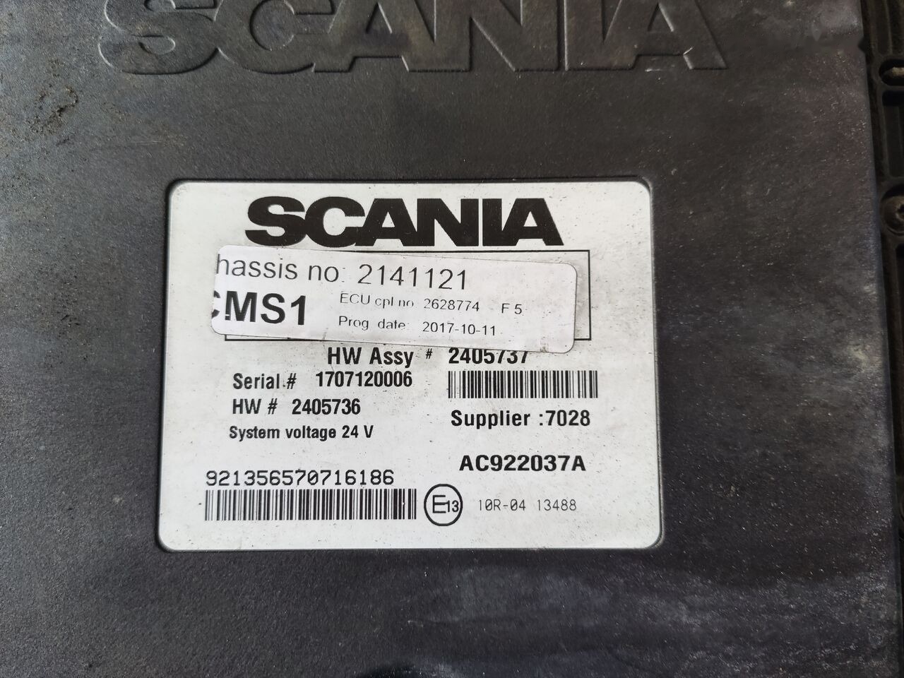 Scania CMS1 Scania truck - كتلة التحكم - شاحنة: صور 2 Scania CMS1 Scania truck - كتلة التحكم - شاحنة: صور 2