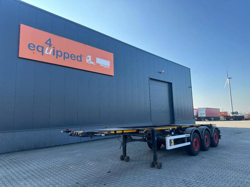 Burg 20FT / 20FT SWAP ADR (EX/II, EX/III, FL, AT) Chassis, 3.690kg, SAF INTRADISC, 2x Liftaxle, NL-chassis - شاحنات الحاويات / جسم علوي قابل للتغيير نصف مقطورة: صور 1 Burg 20FT / 20FT SWAP ADR (EX/II, EX/III, FL, AT) Chassis, 3.690kg, SAF INTRADISC, 2x Liftaxle, NL-chassis - شاحنات الحاويات / جسم علوي قابل للتغيير نصف مقطورة: صور 1