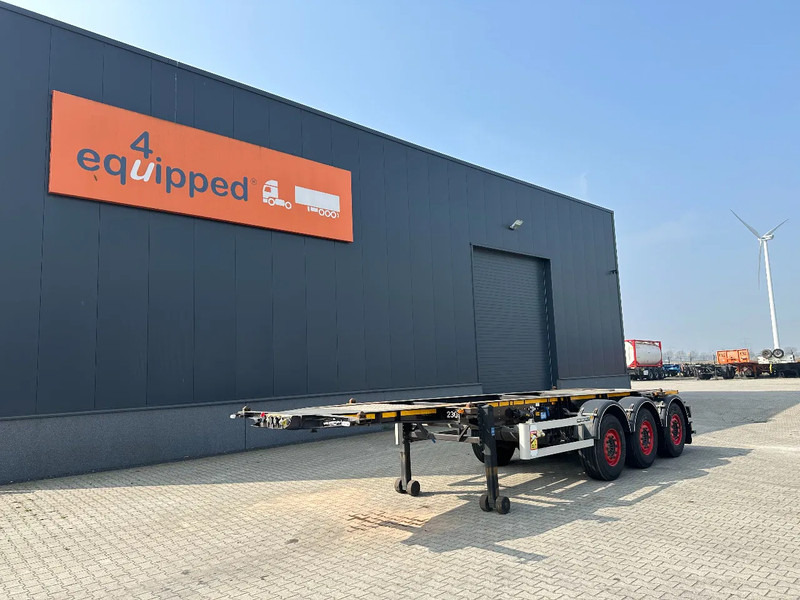 Burg 20FT ADR (EX/II, EX/III, FL, AT) Chassis, Leergewicht : 3.690kg, SAF INTRADISC, 2x Liftachse, NL-Chassis - شاحنات الحاويات / جسم علوي قابل للتغيير نصف مقطورة: صور 1 Burg 20FT ADR (EX/II, EX/III, FL, AT) Chassis, Leergewicht : 3.690kg, SAF INTRADISC, 2x Liftachse, NL-Chassis - شاحنات الحاويات / جسم علوي قابل للتغيير نصف مقطورة: صور 1
