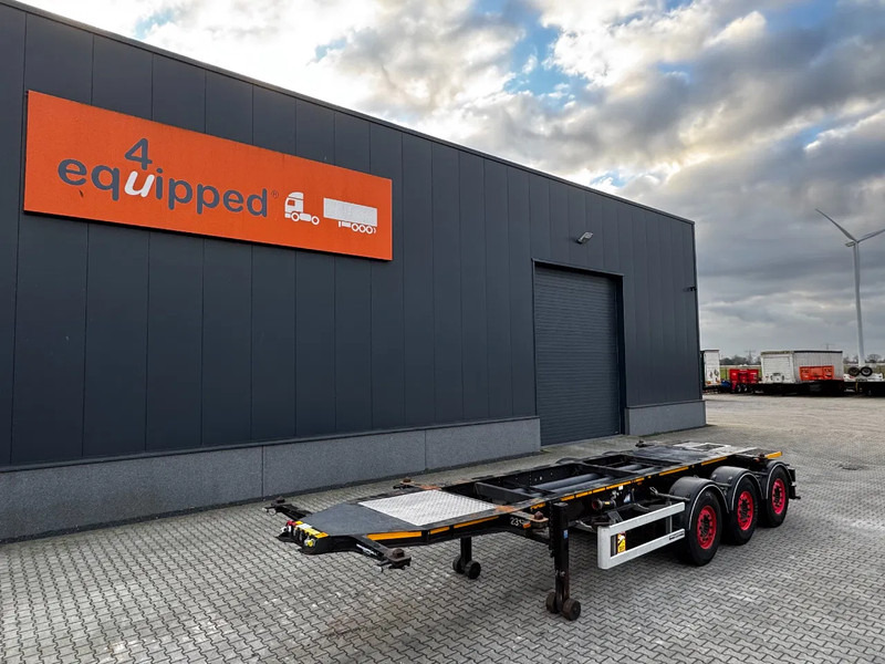 Burg 20FT ADR (EX/II, EX/III, FL, AT) Chassis, Leergewicht : 3.690kg, SAF INTRADISC, 2x Liftachse, NL-Chassis - شاحنات الحاويات / جسم علوي قابل للتغيير نصف مقطورة: صور 1 Burg 20FT ADR (EX/II, EX/III, FL, AT) Chassis, Leergewicht : 3.690kg, SAF INTRADISC, 2x Liftachse, NL-Chassis - شاحنات الحاويات / جسم علوي قابل للتغيير نصف مقطورة: صور 1