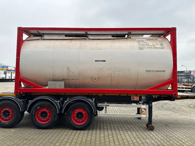 Burg 20FT ADR (EX/II, EX/III, FL, AT) Chassis + Tankcontainer 26.000L /3 baffels - نصف مقطورة صهريج: صور 3 Burg 20FT ADR (EX/II, EX/III, FL, AT) Chassis + Tankcontainer 26.000L /3 baffels - نصف مقطورة صهريج: صور 3