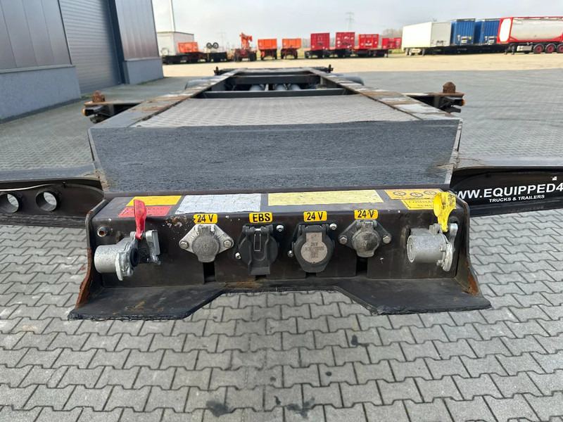 شاحنات الحاويات / جسم علوي قابل للتغيير نصف مقطورة Burg 20FT ADR (EX/II, EX/III, FL, AT), Leergewicht: 3.690kg, SAF INTRADISC, 2x liftaxle, ALCOA, NL-Chassis, APK/ADR: 08-2025: صور 7
