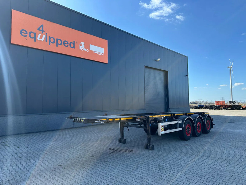 Burg 20FT ADR (EX/II, EX/III, FL, AT), Leergewicht: 3.690kg, SAF INTRADISC, 2x liftaxle, ALCOA, NL-Chassis - شاحنات الحاويات / جسم علوي قابل للتغيير نصف مقطورة: صور 1 Burg 20FT ADR (EX/II, EX/III, FL, AT), Leergewicht: 3.690kg, SAF INTRADISC, 2x liftaxle, ALCOA, NL-Chassis - شاحنات الحاويات / جسم علوي قابل للتغيير نصف مقطورة: صور 1