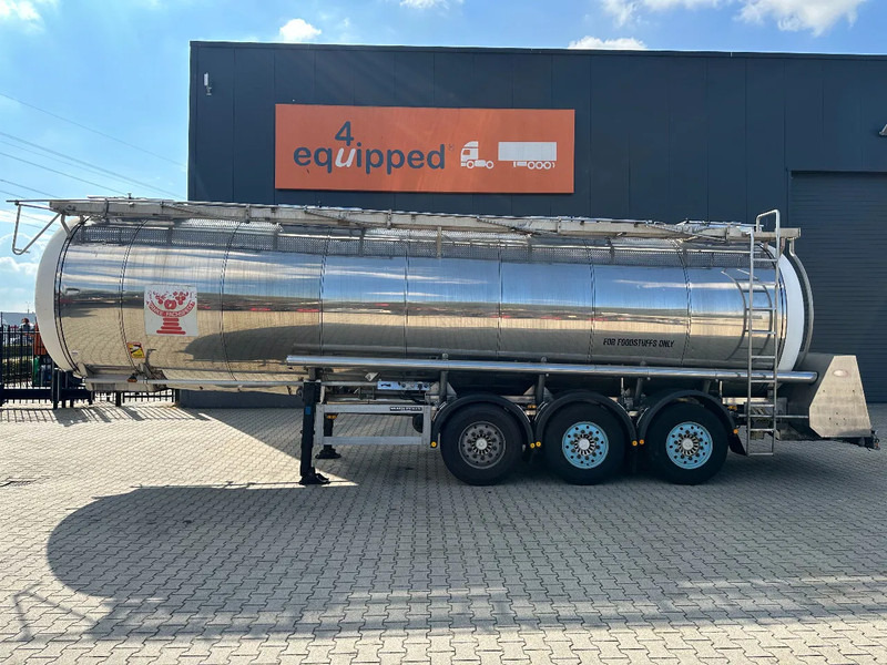 Feldbinder LEBENSMITTEL / LEVENSMIDDELEN FOOD / 33.500L / 3-COMP / PUMPE / NL-trailer / APK: 09-2026 - نصف مقطورة صهريج: صور 2 Feldbinder LEBENSMITTEL / LEVENSMIDDELEN FOOD / 33.500L / 3-COMP / PUMPE / NL-trailer / APK: 09-2026 - نصف مقطورة صهريج: صور 2