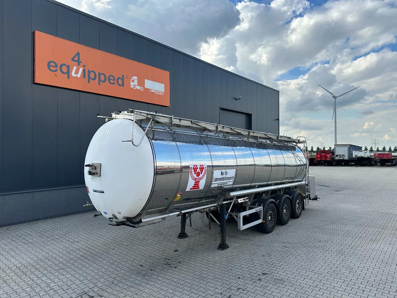 Feldbinder LEVENSMIDDELEN / FOOD / LEBENSMITTEL / 33.500L / 3-COMP / POMP / NL-trailer / APK: 03-2026 - نصف مقطورة صهريج: صور 1 Feldbinder LEVENSMIDDELEN / FOOD / LEBENSMITTEL / 33.500L / 3-COMP / POMP / NL-trailer / APK: 03-2026 - نصف مقطورة صهريج: صور 1