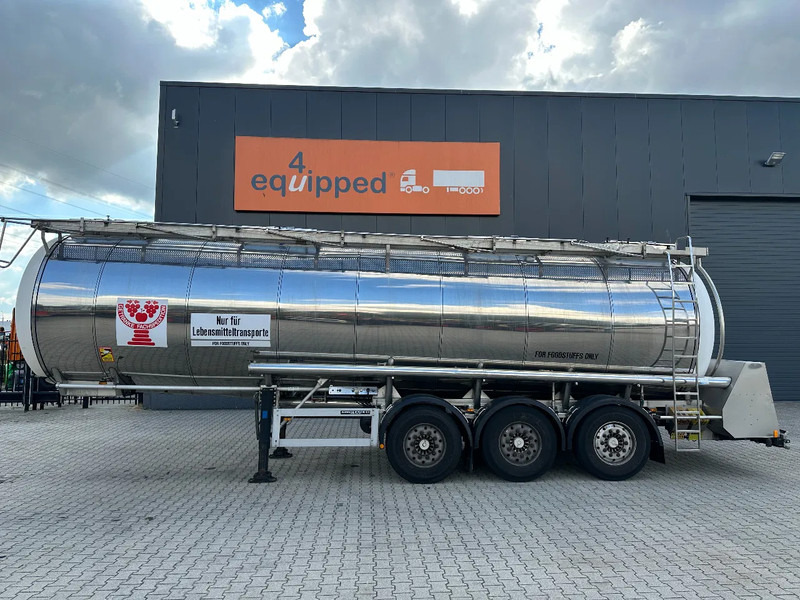 Feldbinder LEVENSMIDDELEN / FOOD / LEBENSMITTEL / 33.500L / 3-COMP / POMP / NL-trailer / APK: 03-2026 - نصف مقطورة صهريج: صور 2 Feldbinder LEVENSMIDDELEN / FOOD / LEBENSMITTEL / 33.500L / 3-COMP / POMP / NL-trailer / APK: 03-2026 - نصف مقطورة صهريج: صور 2