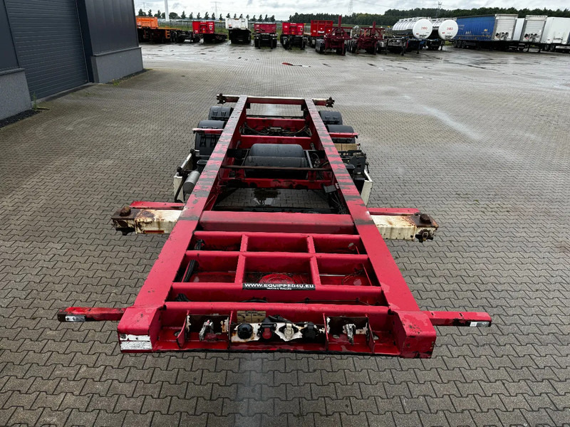 Krone 2-assig 20FT chassis, BPW + trommel, luchtvering, leeggewicht: 3.180kg - شاحنات الحاويات / جسم علوي قابل للتغيير نصف مقطورة: صور 2 Krone 2-assig 20FT chassis, BPW + trommel, luchtvering, leeggewicht: 3.180kg - شاحنات الحاويات / جسم علوي قابل للتغيير نصف مقطورة: صور 2