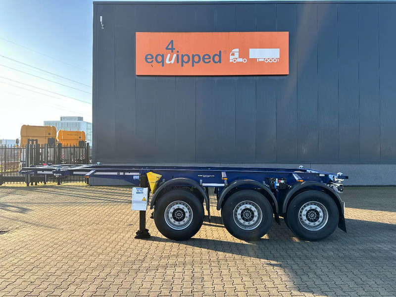 Krone NEW / DIRECT AVAILABLE 20FT ADR-CHASSIS, DISCBRAKES, LIFTAXLE, 2x available - شاحنات الحاويات / جسم علوي قابل للتغيير نصف مقطورة: صور 2 Krone NEW / DIRECT AVAILABLE 20FT ADR-CHASSIS, DISCBRAKES, LIFTAXLE, 2x available - شاحنات الحاويات / جسم علوي قابل للتغيير نصف مقطورة: صور 2