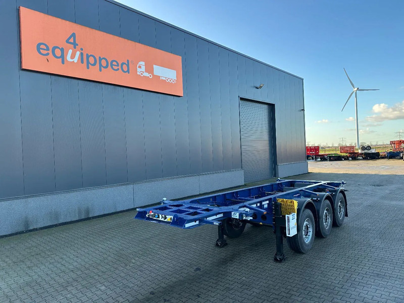 Krone NEW / DIRECT AVAILABLE 20FT ADR-CHASSIS, EMPTY WEIGHT: 3.470kg, DISCBRAKES, LIFTAXLE, 2x available - شاحنات الحاويات / جسم علوي قابل للتغيير نصف مقطورة: صور 1 Krone NEW / DIRECT AVAILABLE 20FT ADR-CHASSIS, EMPTY WEIGHT: 3.470kg, DISCBRAKES, LIFTAXLE, 2x available - شاحنات الحاويات / جسم علوي قابل للتغيير نصف مقطورة: صور 1