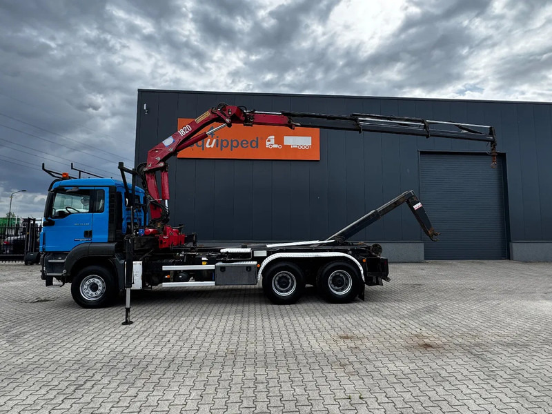 MAN TGS 33.440 6x4, EURO-4, HMF 1823 Crane + VDL HOOK, full spring, manual gearbox, MOT 03/2026 - شاحنة ذات الخطاف, شاحنة كرين: صور 1 MAN TGS 33.440 6x4, EURO-4, HMF 1823 Crane + VDL HOOK, full spring, manual gearbox, MOT 03/2026 - شاحنة ذات الخطاف, شاحنة كرين: صور 1