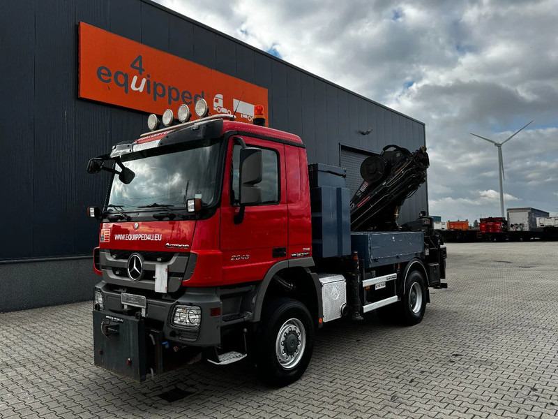 Mercedes-Benz Actros 2046 4x4 / FULL SPRING / HIAB 288 EP 5 HIPRO Crane / EURO-5 - شاحنة كرين: صور 3 Mercedes-Benz Actros 2046 4x4 / FULL SPRING / HIAB 288 EP 5 HIPRO Crane / EURO-5 - شاحنة كرين: صور 3