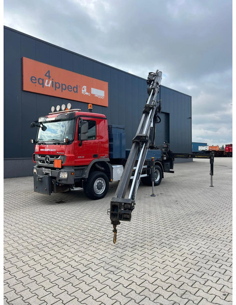 Mercedes-Benz Actros 2046 4x4 / FULL SPRING / HIAB 288 EP 5 HIPRO Crane / EURO-5 - شاحنة كرين: صور 1 Mercedes-Benz Actros 2046 4x4 / FULL SPRING / HIAB 288 EP 5 HIPRO Crane / EURO-5 - شاحنة كرين: صور 1