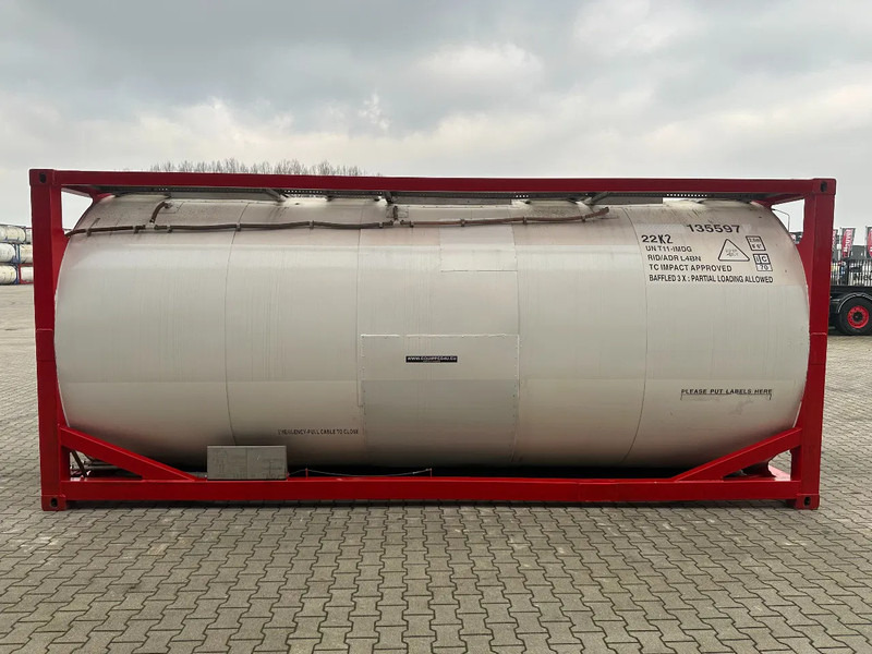 SINGAMAS 20FT ISO, 26.000L/1-COMP/3 BAFFELS/3 manholes, 5Y: 08-2027, L4BN, T11 - صهريج حاوية: صور 3 SINGAMAS 20FT ISO, 26.000L/1-COMP/3 BAFFELS/3 manholes, 5Y: 08-2027, L4BN, T11 - صهريج حاوية: صور 3