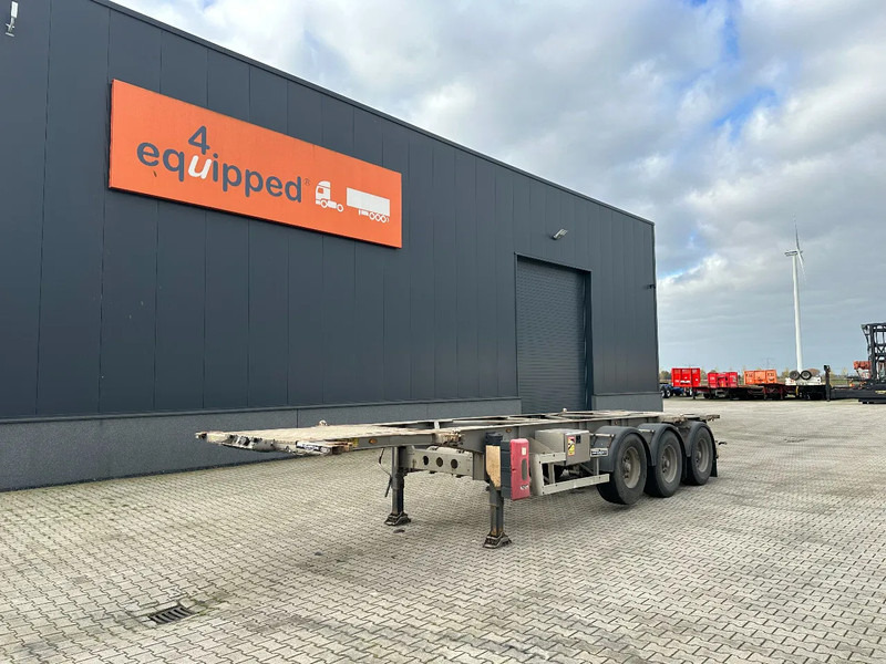 TURBO'S HOET 20FT/30FT, ADR (FL, AT, OX), empty weight: 3.720kg, ALCOA, galvanized, BPW+DISC, liftaxle - شاحنات الحاويات / جسم علوي قابل للتغيير نصف مقطورة: صور 1 TURBO'S HOET 20FT/30FT, ADR (FL, AT, OX), empty weight: 3.720kg, ALCOA, galvanized, BPW+DISC, liftaxle - شاحنات الحاويات / جسم علوي قابل للتغيير نصف مقطورة: صور 1