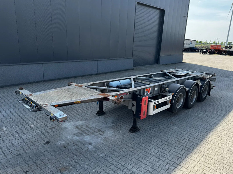 Van Hool 20FT/30FT, ADR (EX/II, EX/III, FL, OX, AT), BPW + drum, ALCOA, galvanized, liftaxle, NL-Chassis - شاحنات الحاويات / جسم علوي قابل للتغيير نصف مقطورة: صور 3 Van Hool 20FT/30FT, ADR (EX/II, EX/III, FL, OX, AT), BPW + drum, ALCOA, galvanized, liftaxle, NL-Chassis - شاحنات الحاويات / جسم علوي قابل للتغيير نصف مقطورة: صور 3