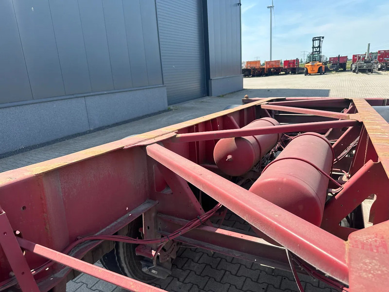 شاحنات الحاويات / جسم علوي قابل للتغيير نصف مقطورة Van Hool 3 AXLE 20FT TIPPING-CHASSIS, BPW + disc, liftaxle, steering axle, BROKEN HYVA-CYLINDER: صور 10