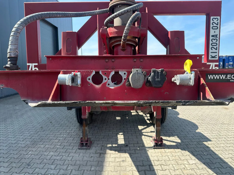 شاحنات الحاويات / جسم علوي قابل للتغيير نصف مقطورة Van Hool 3 AXLE 20FT TIPPING-CHASSIS, BPW + disc, liftaxle, steering axle, BROKEN HYVA-CYLINDER: صور 7