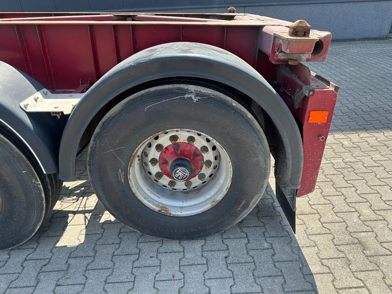 شاحنات الحاويات / جسم علوي قابل للتغيير نصف مقطورة Van Hool 3 AXLE 20FT TIPPING-CHASSIS, BPW + disc, liftaxle, steering axle, BROKEN HYVA-CYLINDER: صور 13