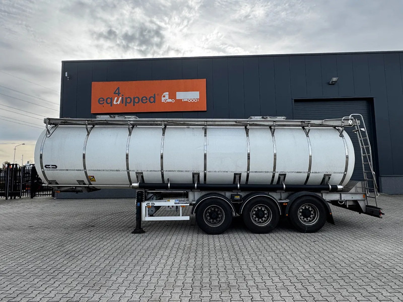 Van Hool LEBENSMITTEL / RVS Rahmen / Leergewicht: 5.860kg / 29.500L / 1-Kammer+ 1 Schwallwand / Scheibebremse / NL / APK 02-2026 - نصف مقطورة صهريج: صور 2 Van Hool LEBENSMITTEL / RVS Rahmen / Leergewicht: 5.860kg / 29.500L / 1-Kammer+ 1 Schwallwand / Scheibebremse / NL / APK 02-2026 - نصف مقطورة صهريج: صور 2