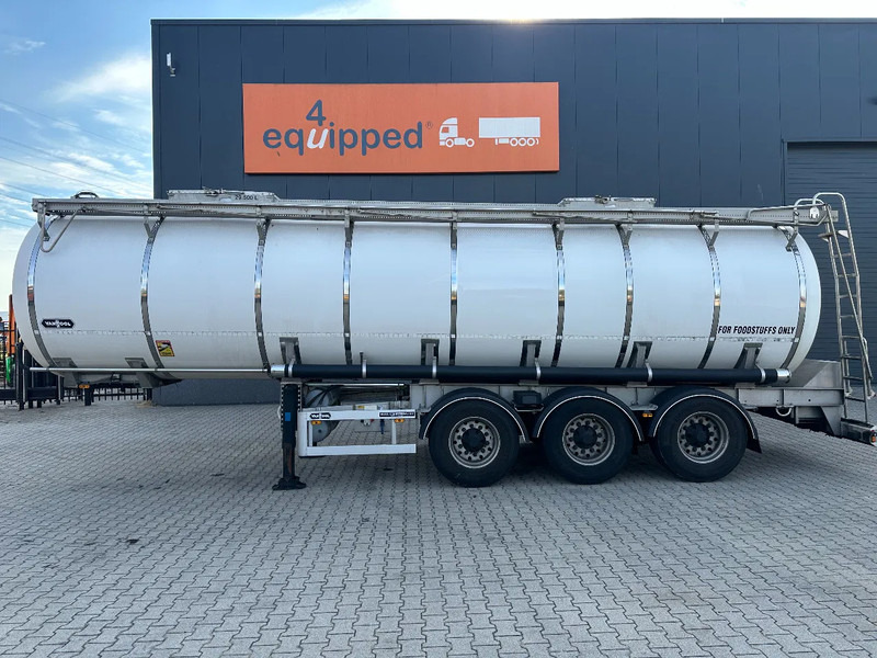 Van Hool LEBENSMITTEL / RVS Rahmen / Leergewicht: 5.860kg / 29.500L / 1-Kammer+ 1 Schwallwand / Scheibebremse / NL / APK - نصف مقطورة صهريج: صور 2 Van Hool LEBENSMITTEL / RVS Rahmen / Leergewicht: 5.860kg / 29.500L / 1-Kammer+ 1 Schwallwand / Scheibebremse / NL / APK - نصف مقطورة صهريج: صور 2