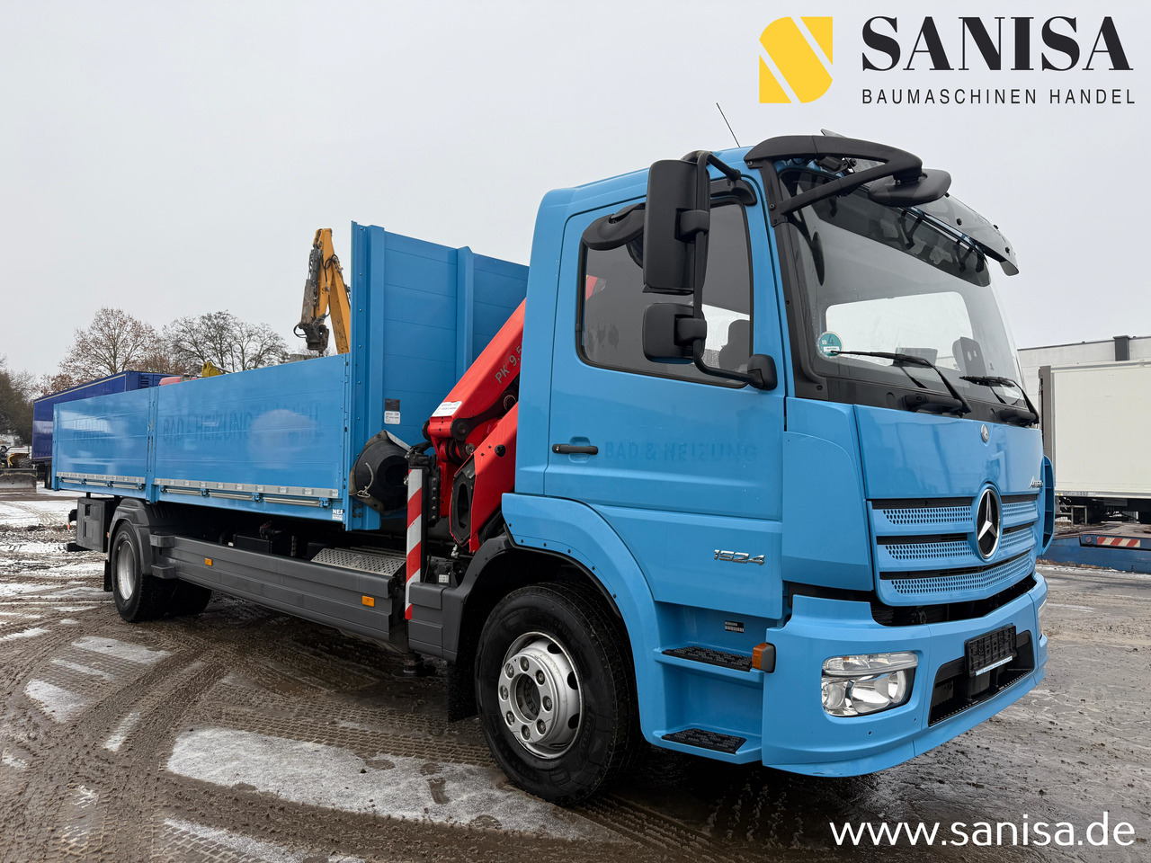 MERCEDES-BENZ Atego 1524/Palfinger PK 9.501/Funk - شاحنات مسطحة, شاحنة كرين: صور 1 MERCEDES-BENZ Atego 1524/Palfinger PK 9.501/Funk - شاحنات مسطحة, شاحنة كرين: صور 1