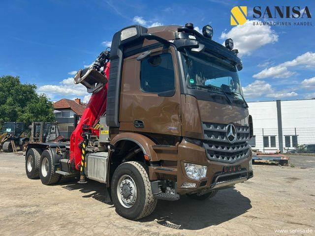 Mercedes-Benz Arocs 3351/6x6/Palfinger Epolsion S260/Langholz - شاحنة جرار: صور 2 Mercedes-Benz Arocs 3351/6x6/Palfinger Epolsion S260/Langholz - شاحنة جرار: صور 2