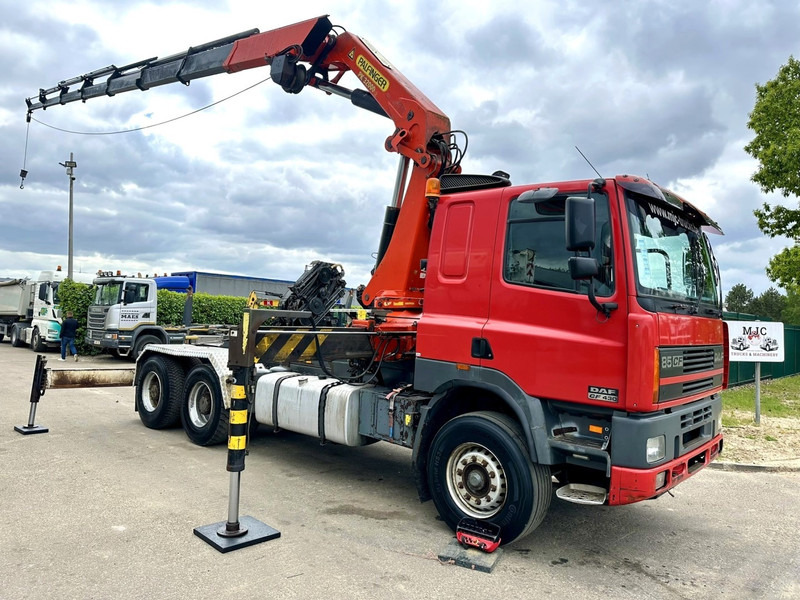 DAF 85 CF 430 6x4 TRACTOR + CRANE PK 32.000 F (7x) + WINCH - EURO 2 - MANUAL ZF - HUB REDUCTION / STEEL SPRING - BE TRUCK - شاحنة جرار: صور 2 DAF 85 CF 430 6x4 TRACTOR + CRANE PK 32.000 F (7x) + WINCH - EURO 2 - MANUAL ZF - HUB REDUCTION / STEEL SPRING - BE TRUCK - شاحنة جرار: صور 2