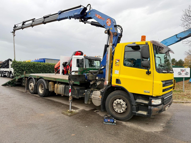 DAF CF 75.310 6X2 OPRIJWAGEN + KRAAN PM 27 S-4 + RADIO + WINCH - VOLLE RAMP - LIFT + STUUR-AS - MANUEEL - FR - سيارة السحب للتصليح: صور 1 DAF CF 75.310 6X2 OPRIJWAGEN + KRAAN PM 27 S-4 + RADIO + WINCH - VOLLE RAMP - LIFT + STUUR-AS - MANUEEL - FR - سيارة السحب للتصليح: صور 1