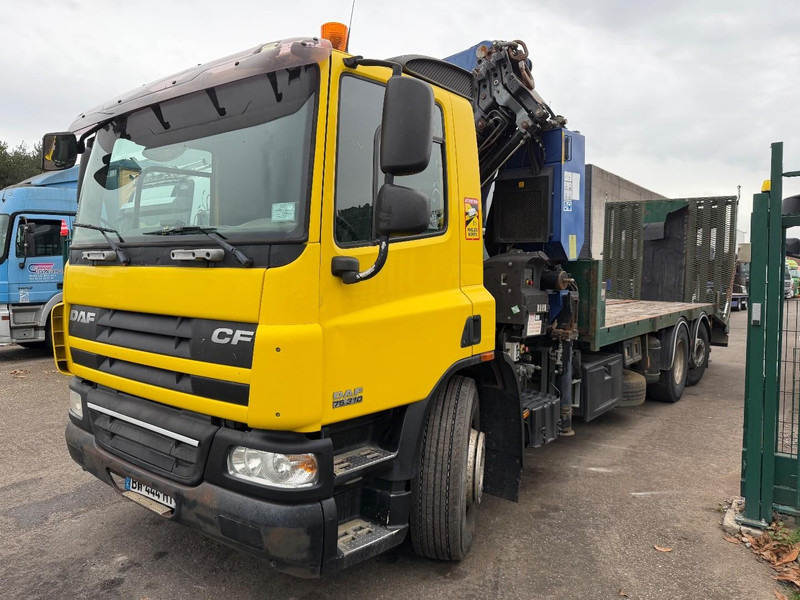 DAF CF 75.310 6X2 PRITSCHE + KRAN PM 27 S-4 + RADIO + WINCH - FULL RAMP - LIFT + STEERING AXLE - MANUAL GEARBOX - FR TRUCK - شاحنات مسطحة, شاحنة كرين: صور 3 DAF CF 75.310 6X2 PRITSCHE + KRAN PM 27 S-4 + RADIO + WINCH - FULL RAMP - LIFT + STEERING AXLE - MANUAL GEARBOX - FR TRUCK - شاحنات مسطحة, شاحنة كرين: صور 3