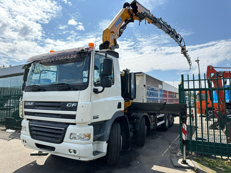 DAF CF 85.360 8x2 + CRANE (25m!) EFFER 305 6S + JIB 4S + ROTATOR - PLATORM 7m60 - LIFT + STEERING AXLE - EURO 5 - BE - شاحنات مسطحة, شاحنة كرين: صور 3 DAF CF 85.360 8x2 + CRANE (25m!) EFFER 305 6S + JIB 4S + ROTATOR - PLATORM 7m60 - LIFT + STEERING AXLE - EURO 5 - BE - شاحنات مسطحة, شاحنة كرين: صور 3
