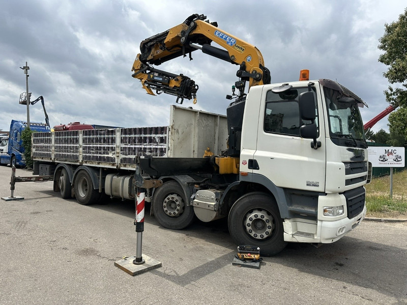 DAF CF 85.360 8x2 + CRANE (25m!) EFFER 305 6S + JIB 4S + ROTATOR - PLATORM 7m60 - LIFT + STEERING AXLE - EURO 5 - BE - شاحنة كرين: صور 2 DAF CF 85.360 8x2 + CRANE (25m!) EFFER 305 6S + JIB 4S + ROTATOR - PLATORM 7m60 - LIFT + STEERING AXLE - EURO 5 - BE - شاحنة كرين: صور 2