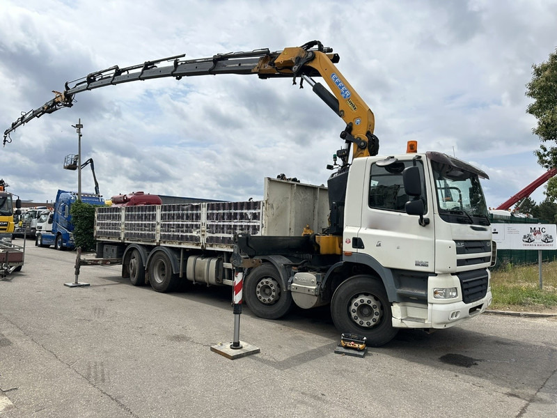DAF CF 85.360 8x2 + KRAN (25m!) EFFER 305 6S + JIB 4S + ROTATOR - PLATORM 7m60 - LIFT + STEERING AXLE - EURO 5 - BE - شاحنات مسطحة, شاحنة كرين: صور 2 DAF CF 85.360 8x2 + KRAN (25m!) EFFER 305 6S + JIB 4S + ROTATOR - PLATORM 7m60 - LIFT + STEERING AXLE - EURO 5 - BE - شاحنات مسطحة, شاحنة كرين: صور 2