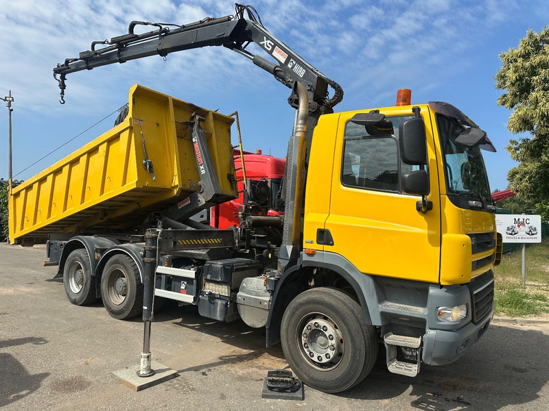 DAF CF 85.410 6X4 21T HOOKLIFT + CRANE HIAB 166-3 HIPRO + ROTATOR - 5/6F - RETARDER - TÜV 10/2025 - EURO 5 - BE TRUCK - شاحنة ذات الخطاف, شاحنة كرين: صور 1 DAF CF 85.410 6X4 21T HOOKLIFT + CRANE HIAB 166-3 HIPRO + ROTATOR - 5/6F - RETARDER - TÜV 10/2025 - EURO 5 - BE TRUCK - شاحنة ذات الخطاف, شاحنة كرين: صور 1