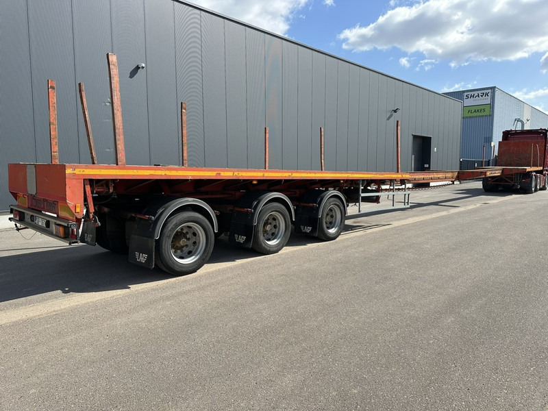 نصف مقطورة مسطحة Faymonville T5AZG 48T - 28m! TELEMAX / TELETRAILER - 3 HYDR STEERING AXLES - BPW - BELGIAN REGISTRATION: صور 6