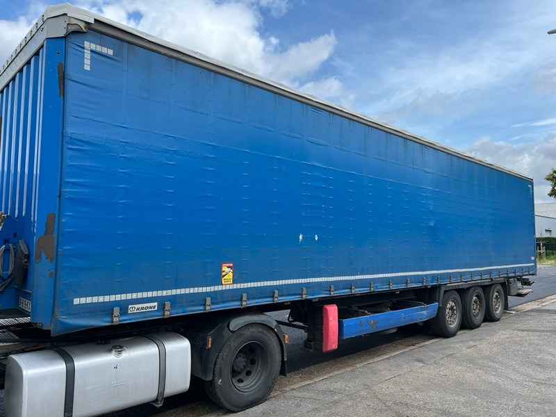 Krone 3-AXLES TRAILER - SAF DISC - LIFT + STEERING AXLE - TAILLIFT - الخيمة نصف مقطورة: صور 1 Krone 3-AXLES TRAILER - SAF DISC - LIFT + STEERING AXLE - TAILLIFT - الخيمة نصف مقطورة: صور 1