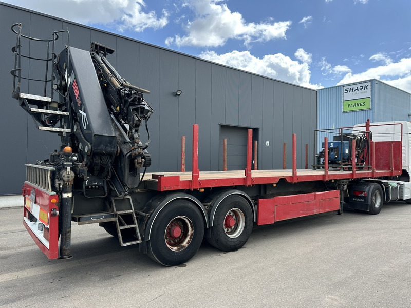 Kwb 2-AXLES PLATFORM + CRANE + HIAB 377 E-4 HIPRO + JIB 100X-3 + RADIO + ROTATOR - SAF axles - AIR SUSPENISION - BELGIAN REG. - نصف مقطورة مسطحة: صور 1 Kwb 2-AXLES PLATFORM + CRANE + HIAB 377 E-4 HIPRO + JIB 100X-3 + RADIO + ROTATOR - SAF axles - AIR SUSPENISION - BELGIAN REG. - نصف مقطورة مسطحة: صور 1