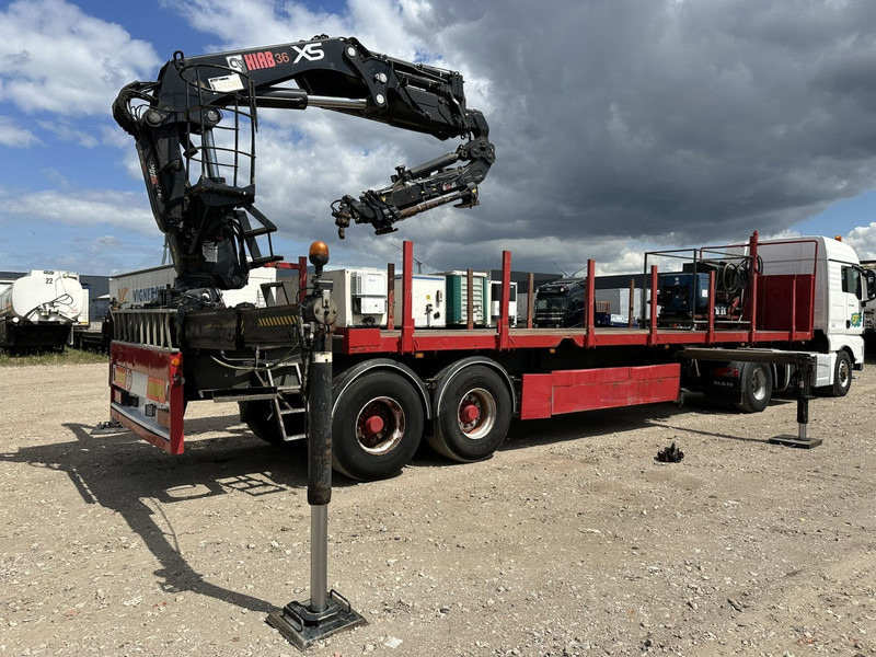 Kwb 2-AXLES PLATFORM + CRANE + HIAB 377 E-4 HIPRO + JIB 100X-3 + RADIO + ROTATOR - SAF axles - AIR SUSPENISION - BELGIAN REG. - نصف مقطورة مسطحة: صور 2 Kwb 2-AXLES PLATFORM + CRANE + HIAB 377 E-4 HIPRO + JIB 100X-3 + RADIO + ROTATOR - SAF axles - AIR SUSPENISION - BELGIAN REG. - نصف مقطورة مسطحة: صور 2