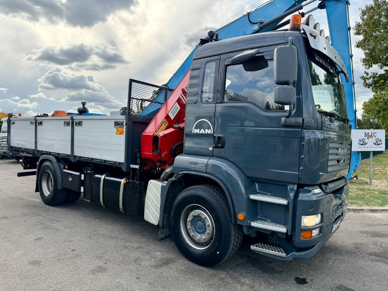 MAN TGA 18.350 4x2 TIPPER + CRANE HMF 1110 K2 + ROTATOR - STEEL SPRING / BLATT / BALLESTAS / LAMES - BE TRUCK - قلابات, شاحنة كرين: صور 3 MAN TGA 18.350 4x2 TIPPER + CRANE HMF 1110 K2 + ROTATOR - STEEL SPRING / BLATT / BALLESTAS / LAMES - BE TRUCK - قلابات, شاحنة كرين: صور 3