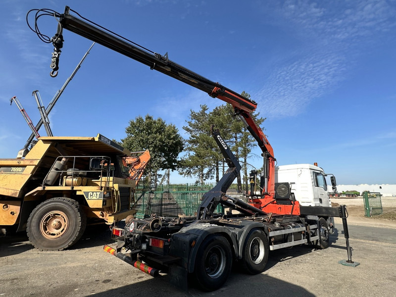 MAN TGA 33.360 6x4 HAAKSYSTEEM + KRAAN PALFINGER PK 15002 - MANUEEL - BLADVERIGN - NAAFREDUCTIE - BE TRUCK - شاحنة ذات الخطاف, شاحنة كرين: صور 4 MAN TGA 33.360 6x4 HAAKSYSTEEM + KRAAN PALFINGER PK 15002 - MANUEEL - BLADVERIGN - NAAFREDUCTIE - BE TRUCK - شاحنة ذات الخطاف, شاحنة كرين: صور 4