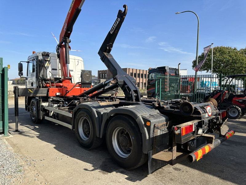 شاحنة ذات الخطاف, شاحنة كرين MAN TGA 33.360 6x4 HAAKSYSTEEM + KRAAN PALFINGER PK 15002 - MANUEEL - BLADVERIGN - NAAFREDUCTIE - BE TRUCK: صور 19