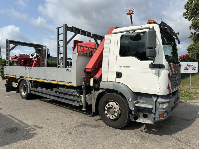 MAN TGM 18.240 4x2 + 2010 CRANE HMF 1420 K6 (17.5m! 6x) RADIO - PLATFORM 6m60 - MANUAL - EURO 3 - BE TRUCK - شاحنات مسطحة, شاحنة كرين: صور 1 MAN TGM 18.240 4x2 + 2010 CRANE HMF 1420 K6 (17.5m! 6x) RADIO - PLATFORM 6m60 - MANUAL - EURO 3 - BE TRUCK - شاحنات مسطحة, شاحنة كرين: صور 1