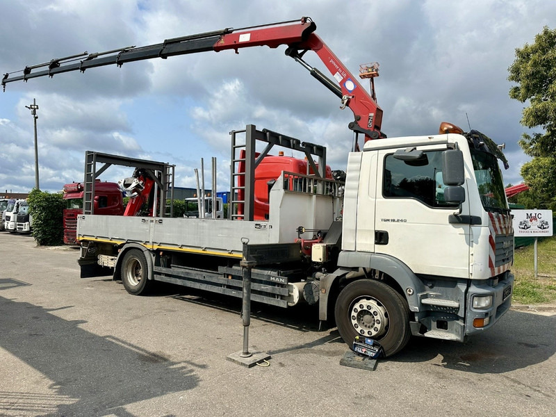 MAN TGM 18.240 4x2 + 2010 CRANE HMF 1420 K6 (17.5m! 6x) RADIO - PLATFORM 6m60 - MANUAL - EURO 3 - BE TRUCK - شاحنات مسطحة, شاحنة كرين: صور 2 MAN TGM 18.240 4x2 + 2010 CRANE HMF 1420 K6 (17.5m! 6x) RADIO - PLATFORM 6m60 - MANUAL - EURO 3 - BE TRUCK - شاحنات مسطحة, شاحنة كرين: صور 2