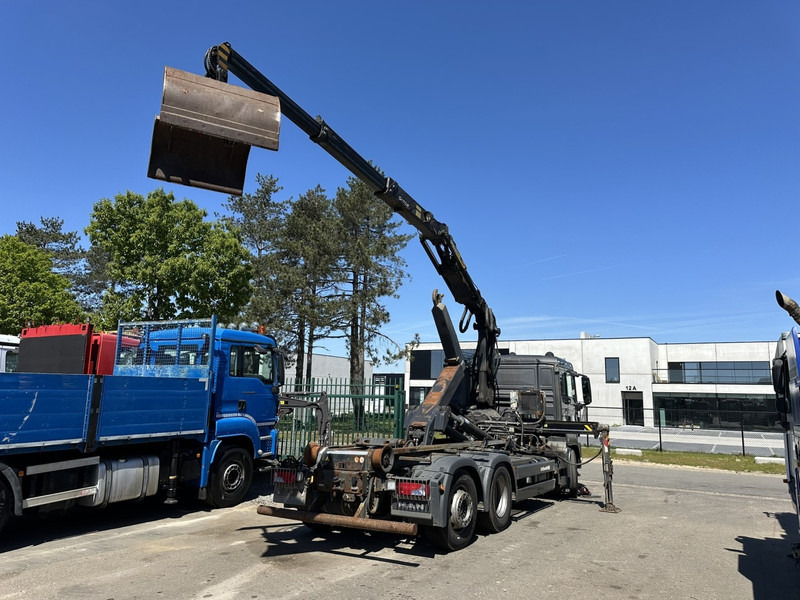 شاحنة ذات الخطاف, شاحنة كرين MAN TGS 26.320 6X2-4 BL EEV + CRANE EPSILON Q170Z95TR + GRABBER - LIFT/STEERING AXLE - *266.000km* - NL TRUCK: صور 9